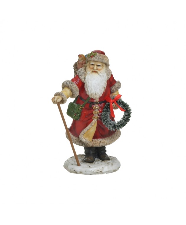 INART ΑΓΙΟΣ ΒΑΣΙΛΗΣ RESIN ΚΟΚΚΙΝΟΣ 14Χ12Χ20 2-70-922-0090 Χριστουγεννιάτικα Στολίδια-Διακοσμητικά