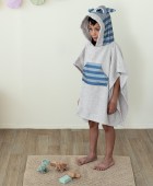Poncho Kids Bath RACOON 70Χ120 Πετσέτες Θαλάσσης Παιδικές