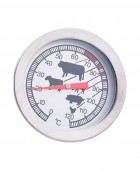 ESTIA ΘΕΡΜΟΜΕΤΡΟ ΚΡΕΑΤΟΣ ΑΝΟΞΕΙΔΩΤΟ ΑΝΑΛΟΓΙΚΟ 01-14209 Gadgets Κουζίνας