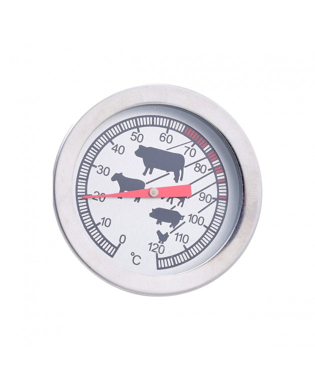 ESTIA ΘΕΡΜΟΜΕΤΡΟ ΚΡΕΑΤΟΣ ΑΝΟΞΕΙΔΩΤΟ ΑΝΑΛΟΓΙΚΟ 01-14209 Gadgets Κουζίνας