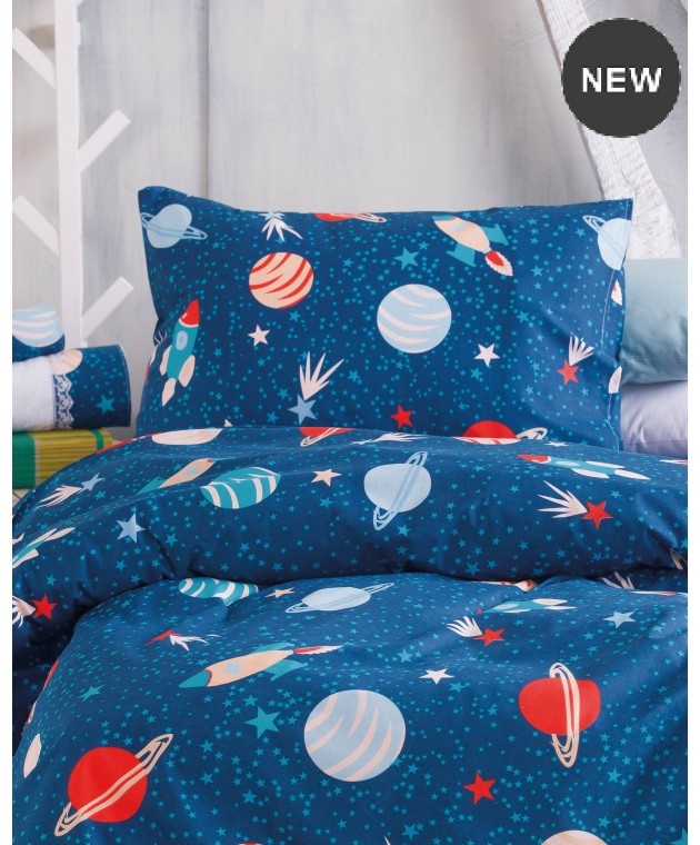 Σετ κουβερλί μονό (160Χ240) SPACE ODYSSEY, RYTHMOS HOME Παιδικά Κουβερλί