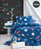 Σετ μαξιλαροθήκες παιδικές (50Χ70) SPACE ODYSSEY, RYTHMOS HOME Παιδικές Μαξιλαροθήκες
