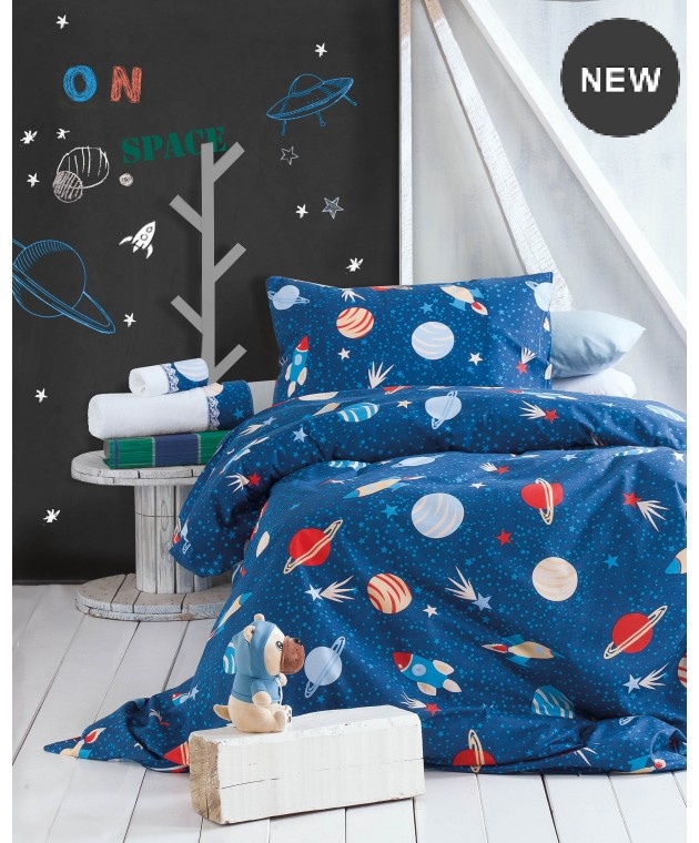 Σετ πάπλωμα μονό (160Χ240) SPACE ODYSSEY, RYTHMOS HOME Παιδικά Παπλώματα