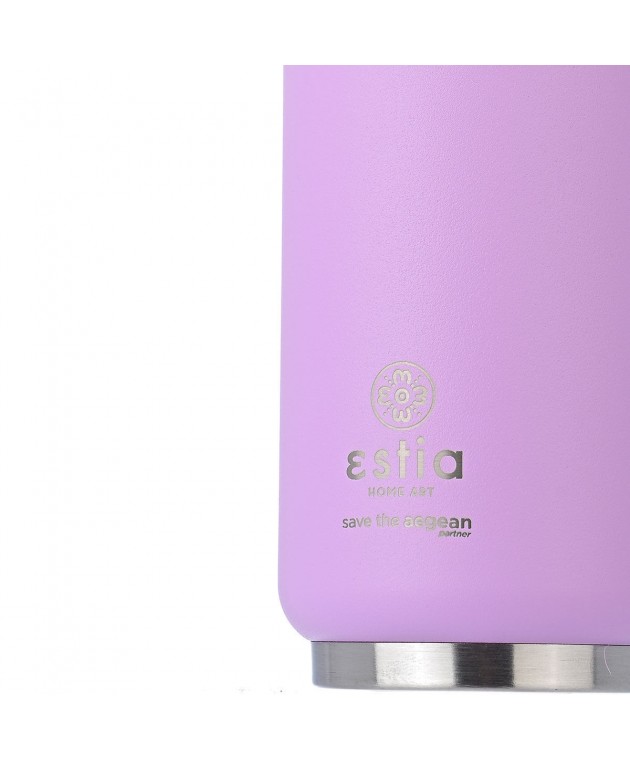 ESTIA ΘΕΡΜΟΣ TRAVEL CUP SAVE THE AEGEAN 300ml LAVENDER PURPLE 01-16715 ΟΙΚΙΑΚΑ