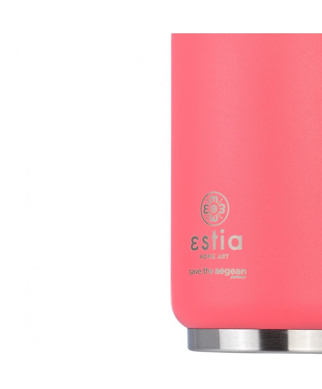 ESTIA ΘΕΡΜΟΣ TRAVEL CUP SAVE THE AEGEAN 300ml FUSION CORAL 01-16692 ΟΙΚΙΑΚΑ