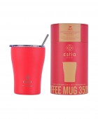 ESTIA ΘΕΡΜΟΣ COFFEE MUG SAVE THE AEGEAN 350ml SCARLET RED 01-16845 ΟΙΚΙΑΚΑ