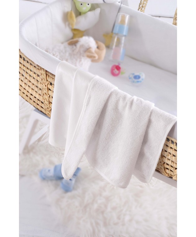 Σελτεδάκι αδιάβροχο (50Χ80) WHITE, RYTHMOS HOME Βρεφικά Σελτεδάκια