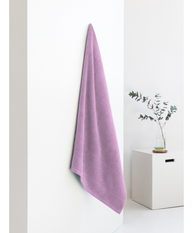 Πετσέτα Λουτρού Towels Collection 70x140 ROKE VIOLET Πετσέτες Mπάνιου