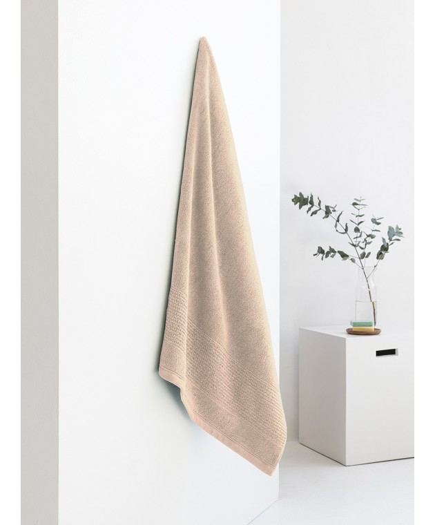 Πετσέτα Χεριών Towels Collection 30x50 ROKE BEIGE Πετσέτες Mπάνιου