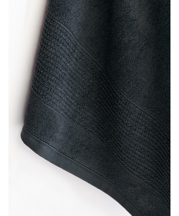 Πετσέτα Χεριών Towels Collection 30x50 ROKE BLACK Πετσέτες Mπάνιου
