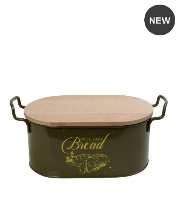  Espiel Ψωμιέρα Μεταλλική Λαδί 39,5x20x16,5 TEM109 Ψωμιέρες