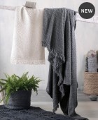 Ριχτάρι τετραθέσιου (180Χ330) BECKETT ΓΚΡΙ ΣΚΟΥΡΟ, RYTHMOS HOME Ριχτάρια Χειμωνιάτικα