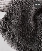 Διακοσμητική μαξιλαροθήκη (45Χ45) BECKETT ΓΚΡΙ ΣΚΟΥΡΟ, RYTHMOS HOME Διακοσμητικά Mαξιλάρια Καναπέ