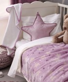 Κουβέρτα Λίκνου Flannel Fleece 80x90 SKY GIRL Fleece  Κουβέρτες