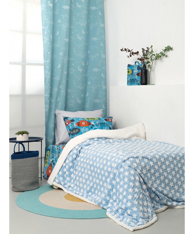 Κουβέρτα Fleece Μονή 160x220 COBI Κουβέρτες Fleece