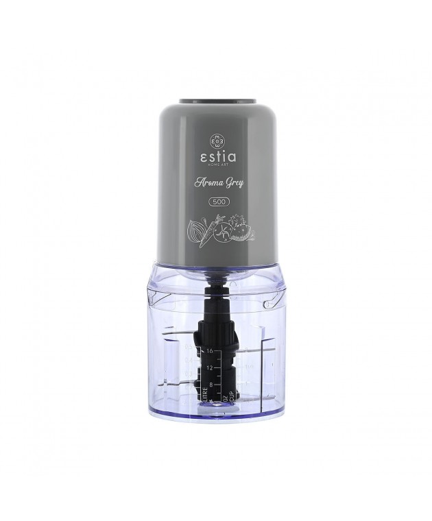ESTIA ΠΟΛΥΚΟΠΤΗΣ AROMA GREY 400W ΜΕ ΠΛΑΣΤΙΚΟ ΜΠΟΛ 500ml 06-17446 ΟΙΚΙΑΚΑ