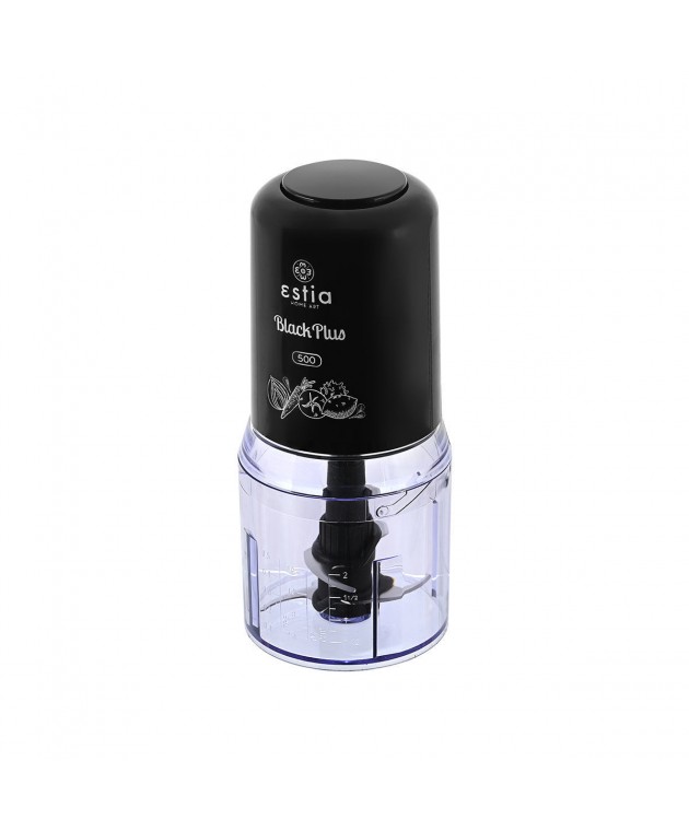 ESTIA ΠΟΛΥΚΟΠΤΗΣ BLACK PLUS 400W ΜΕ ΠΛΑΣΤΙΚΟ ΜΠΟΛ 500ml 06-15107 ΟΙΚΙΑΚΑ