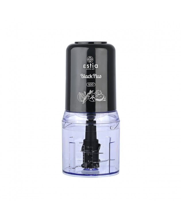 ESTIA ΠΟΛΥΚΟΠΤΗΣ BLACK PLUS 400W ΜΕ ΠΛΑΣΤΙΚΟ ΜΠΟΛ 500ml 06-15107 ΟΙΚΙΑΚΑ