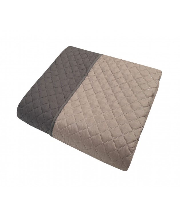 Κουβερλί Le Blanc Microfiber ULTRASONIC 90gr/m2 NEW ΜΕ ΡΕΛΙ ΑΝΟΙΧΤΟ ΚΑΦΕ - ΜΟΚΑ Υπέρδιπλο 220Χ240 Κουβερλί Υπέρδιπλα