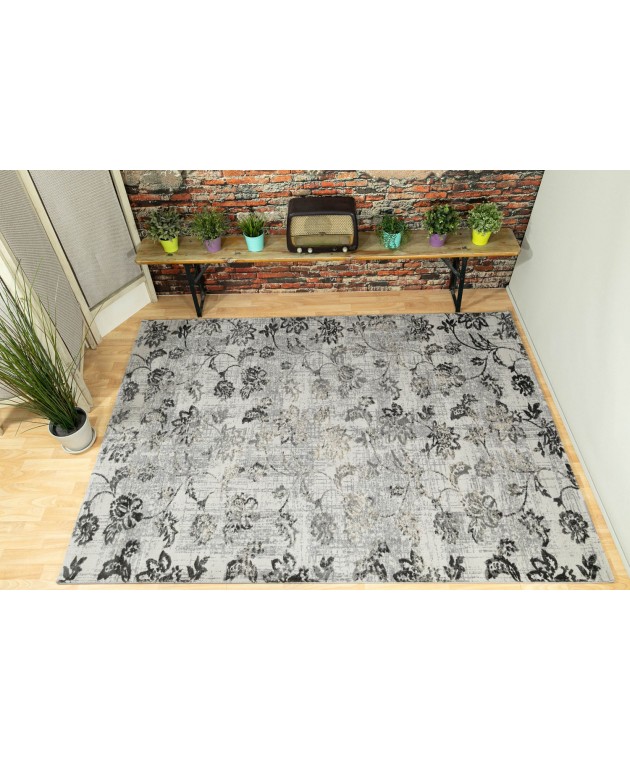 Χαλί ezzo Venice 9679BCD GREY - 1.33x1.90 Χαλιά Κουζίνας