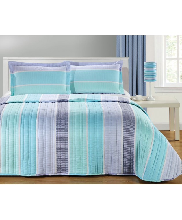 Σεντόνι Duetto Aqua 170x250 Σεντόνια Μεμονωμένα Μονά
