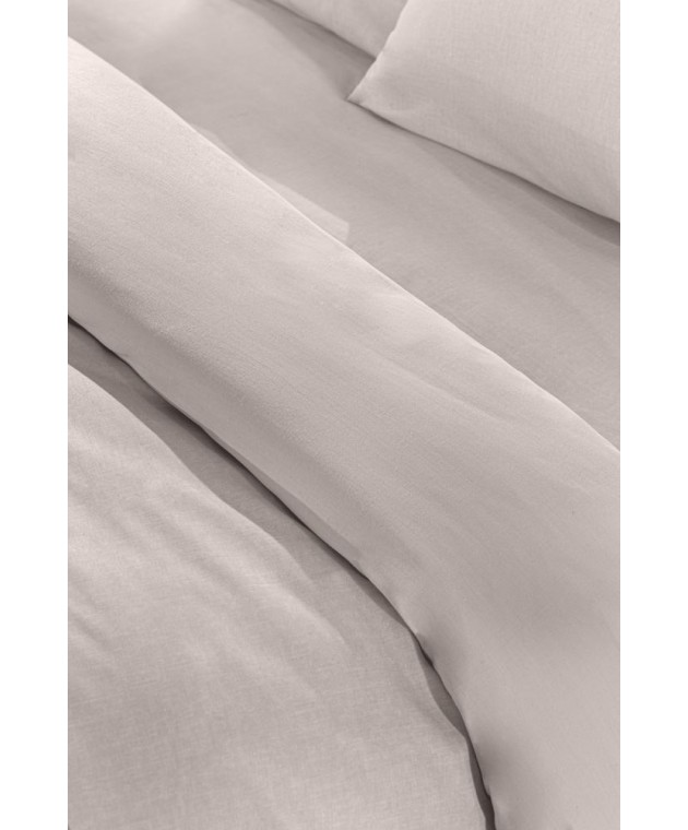 Σεντόνι \"Easy Iron\" με λάστιχο Color Plus Perla 180x200 King Size