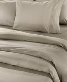 Σεντόνι \"Easy Iron\" με λάστιχο Color Plus Taupe 180x200 King Size