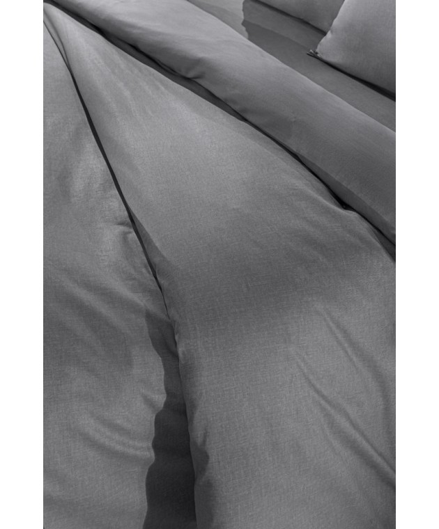 Παπλωματοθήκη \"Easy Iron\" Color Plus Anthracite 255x245 Παπλωματοθήκες Υπέρδιπλες Μονόχρωμες