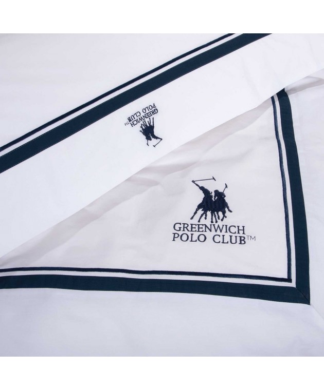 GREENWICH POLO CLUB ΣΕΤ ΣΕΝΤΟΝΙΑ ΥΠΕΡΔΙΠΛΑ 2174 ΛΕΥΚΟ 240Χ270 Σεντόνια Υπέρδιπλα