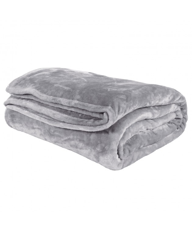 DAS BABY ΚΟΥΒΕΡΤΑ VELOUR 80X110 RELAX 1342 ΓΚΡΙ Βελουτέ Κουβέρτες