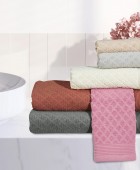 DAS HOME ΣΕΤ ΠΕΤΣΕΤΕΣ 3ΤΕΜΑΧΙΩΝ BEST 0685 ΤΕΡΑΚΟΤΑ Σετ πετσέτες Mπάνιου