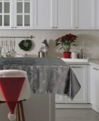 DAS HOME CHRISTMAS RUNNER 45Χ140 0718 ΑΣΗΜΙ, ΓΚΡΙ Ράνερ - Σουπλά Χριστουγεννιάτικα