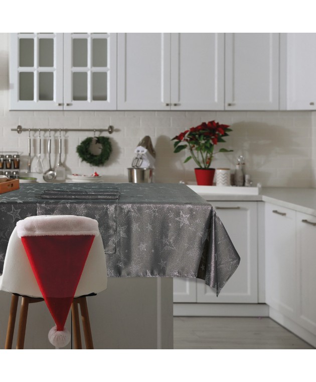 DAS HOME CHRISTMAS RUNNER 45Χ140 0718 ΑΣΗΜΙ, ΓΚΡΙ Ράνερ - Σουπλά Χριστουγεννιάτικα