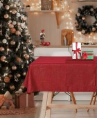 DAS HOME CHRISTMAS RUNNER 45Χ140 0716 ΚΟΚΚΙΝΟ, ΧΡΥΣΟ Ράνερ - Σουπλά Χριστουγεννιάτικα