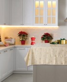 DAS HOME CHRISTMAS RUNNER 45Χ140 0717 ΜΠΕΖ, ΧΡΥΣΟ Ράνερ - Σουπλά Χριστουγεννιάτικα