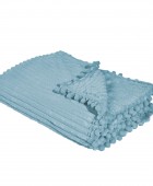 DAS HOME ΚΟΥΒΕΡΤΑ FLEECE 220Χ240 1355 ΓΑΛΑΖΙΟ Κουβέρτες Fleece Υπέρδιπλες
