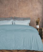 DAS HOME ΚΟΥΒΕΡΤΑ FLEECE 220Χ240 1355 ΓΑΛΑΖΙΟ Κουβέρτες Fleece Υπέρδιπλες