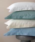 Ζεύγος Μαξιλαροθήκες Oxford 52x75 Posh Sateen DENIM Μαξιλαροθήκες Μονόχρωμες