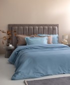 Ζεύγος Μαξιλαροθήκες Oxford 52x75 Posh Sateen DENIM Μαξιλαροθήκες Μονόχρωμες