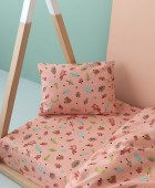 Σετ Μονά Σεντόνια Floufi 170x265 FF100 Χωρίς Λάστιχο Παιδικά Σεντόνια Φανελένια