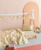 Σετ Μονά Σεντόνια Floufi 170x265 FF102 Χωρίς Λάστιχο Παιδικά Σεντόνια Φανελένια