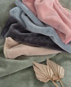 Κουβερτα Βελουτε 220x240 DREAM VELOUR/2 GREY Κουβέρτες Βελουτέ Υπέρδιπλες