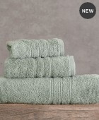 Σετ πετσέτες 3 τεμ. ARIA GREEN-GREY, RYTHMOS HOME Σετ πετσέτες Mπάνιου
