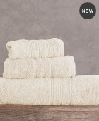 Πετσέτα χεριών (30Χ50) ARIA 07 CREAM, RYTHMOS HOME Πετσέτες Mπάνιου