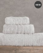 Πετσέτα χεριών (30Χ50) ARIA 06 LIGHT GREY, RYTHMOS HOME Πετσέτες Mπάνιου