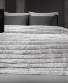 Κουβέρτα St.Moritz Silver 260x240 Κουβέρτες Γούνινες