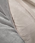 Σετ Κουβέρτα Velvet Vison 250x240 & ΔΩΡΟ Διακοσμητικό Μαξιλαράκι Κουβέρτες Βελουτέ Υπέρδιπλες