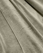 Σετ Κουβέρτα Velvet Khaki 160x240 & ΔΩΡΟ Διακοσμητικό Μαξιλαράκι Κουβέρτες Βελουτέ Μονές