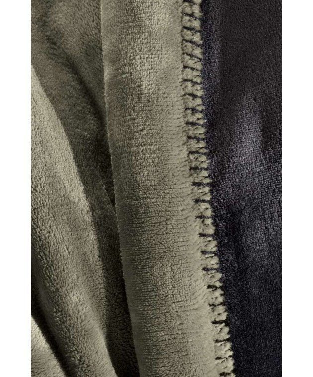 Σετ Κουβέρτα Velvet Khaki 160x240 & ΔΩΡΟ Διακοσμητικό Μαξιλαράκι Κουβέρτες Βελουτέ Μονές