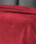 Βελουτέ Κουβέρτα Logo Burgundy 220x240 Κουβέρτες Βελουτέ Υπέρδιπλες